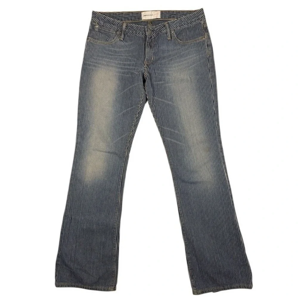 Paperdenim&cloth Southern Pacific Hickory Stripe Jeans Blue White 2-MOD-RS 32x33